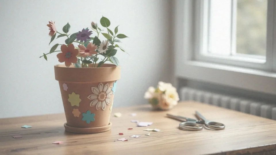 Jak ozdobić doniczkę papierem? Kreatywne techniki i inspiracje