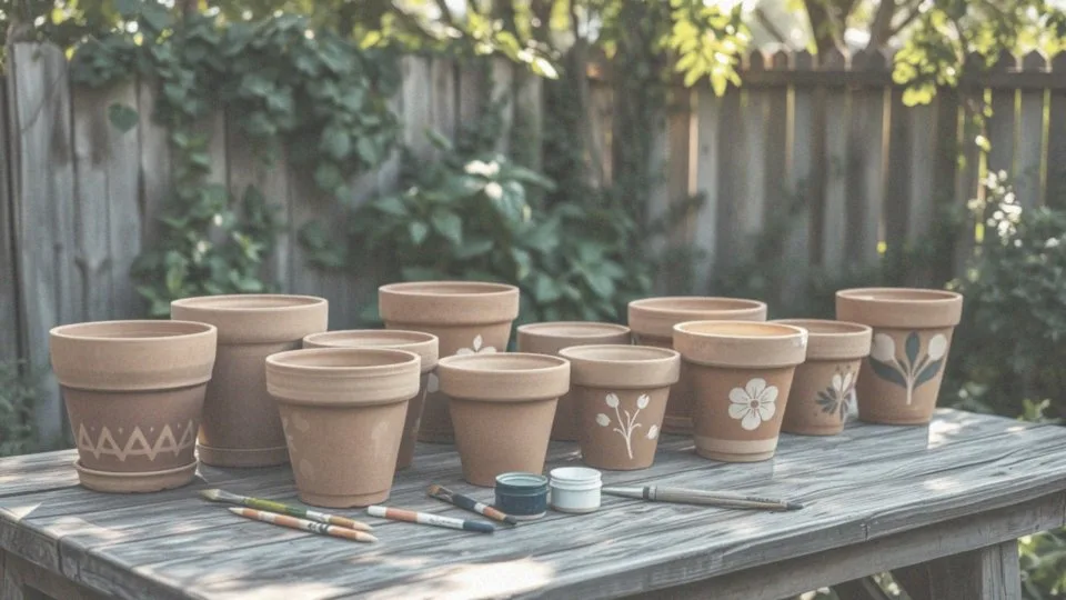 Malowanie doniczek glinianych – poradnik i techniki ozdabiania