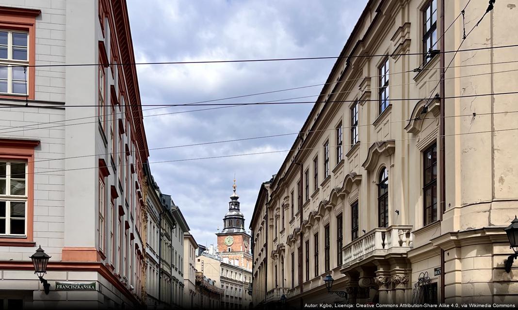 Ostrzeżenie przed gęstą mgłą w Krakowie